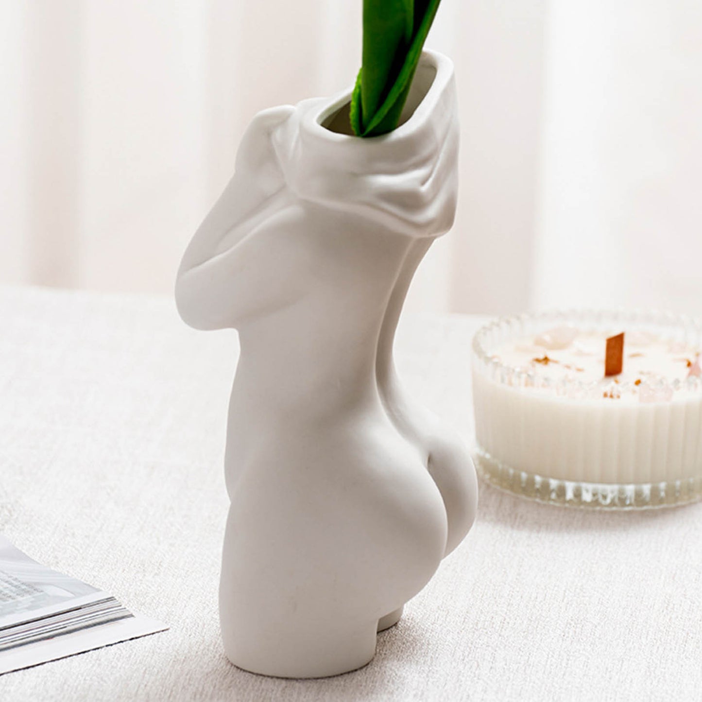 Human Form Ceramic Vases - Decorative Art Ornaments