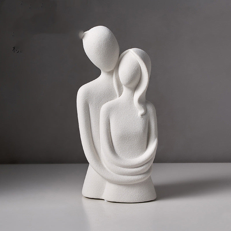 Abstract Love Statue - Modern Nordic Art