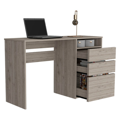 San Diego Computer Desk – Light Gray Office Essential