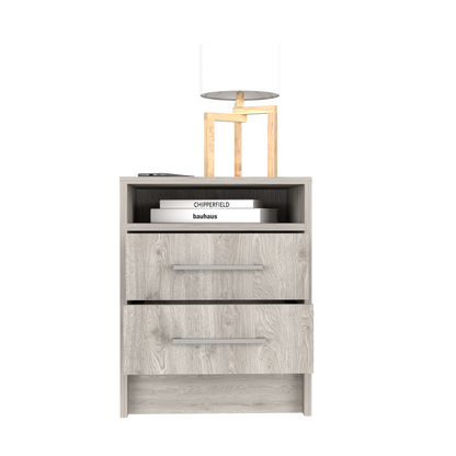 Cartiz Nightstand – Light Gray Bedroom Essential