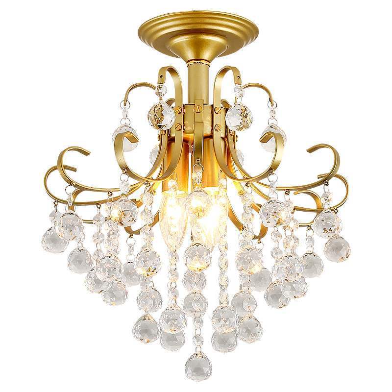 Elegant Crystal Chandelier - Small American Light Luxury