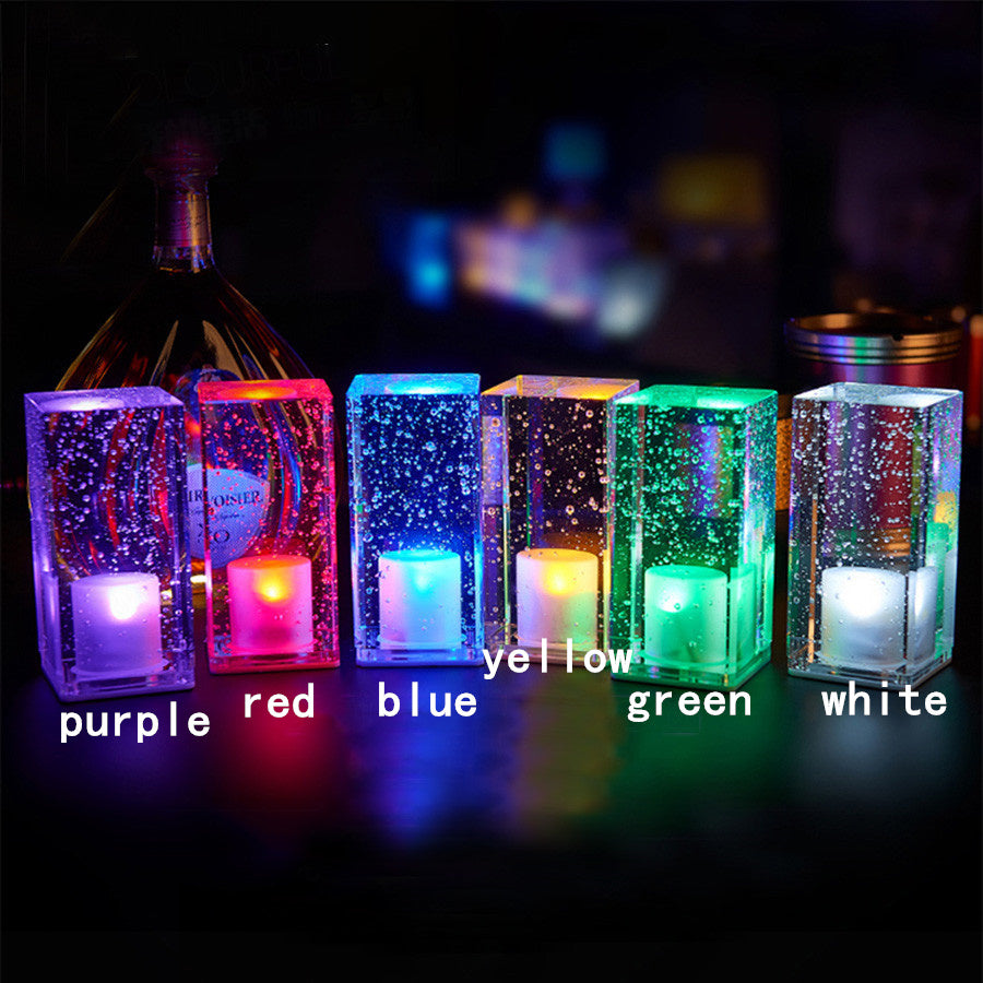 LED Rechargeable Bar Table Lamp - Clear Night Light