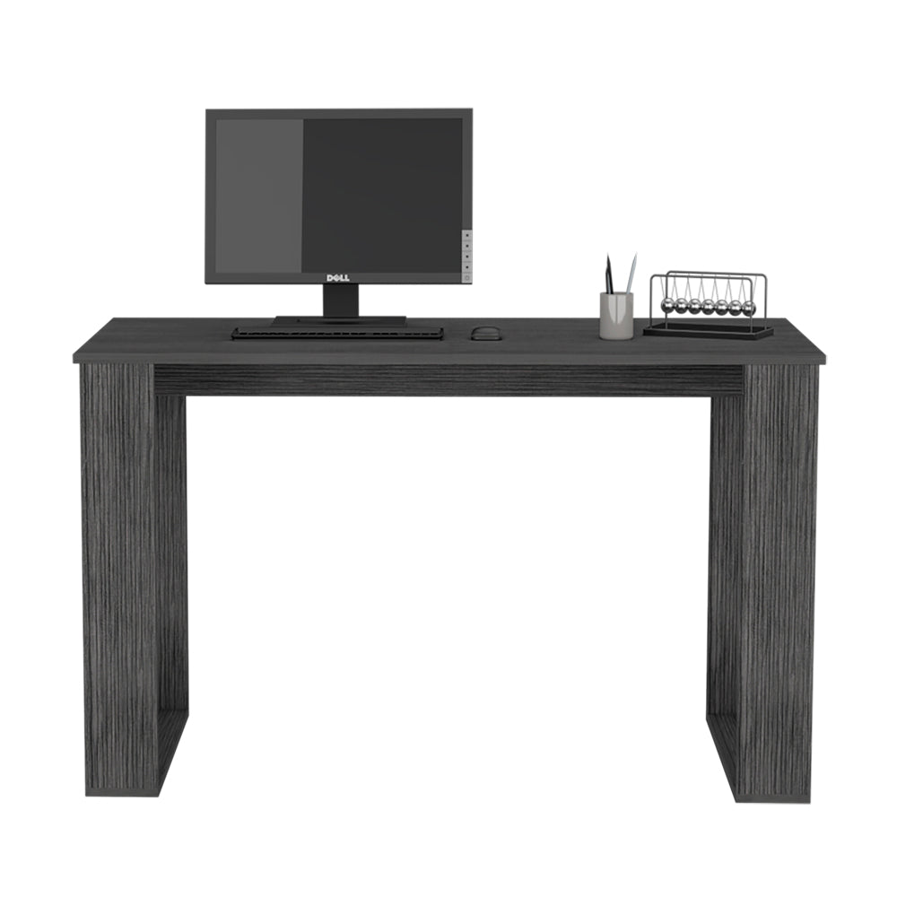 Albion Computer Desk – Elegant Office Essential in Smokey Oak Finish