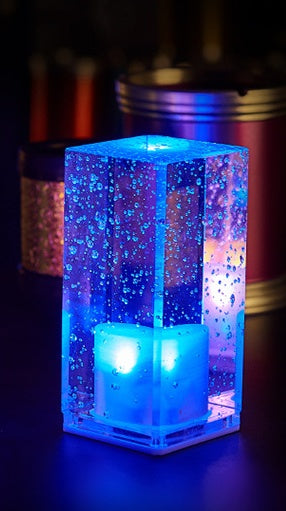 LED Rechargeable Bar Table Lamp - Clear Night Light