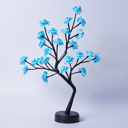 "Rose Flower Tree USB Night Lamp