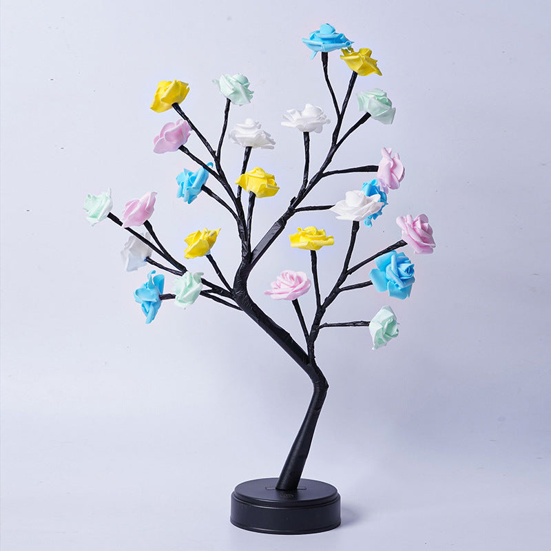 "Rose Flower Tree USB Night Lamp