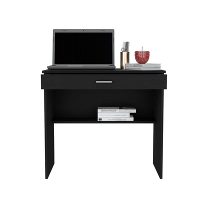 Eden Black Minimalist Office Desk