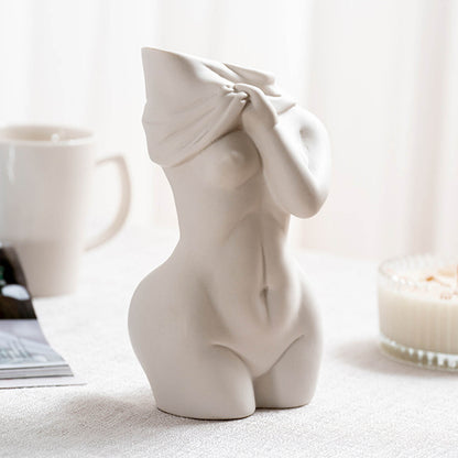 Human Form Ceramic Vases - Decorative Art Ornaments