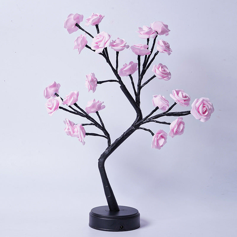 "Rose Flower Tree USB Night Lamp