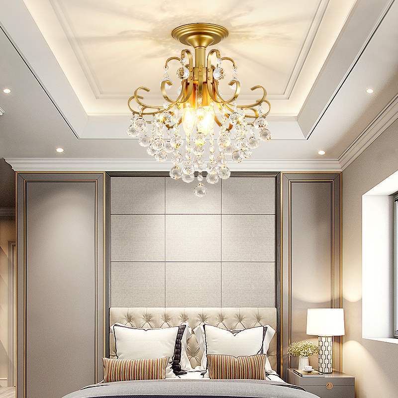 Elegant Crystal Chandelier - Small American Light Luxury