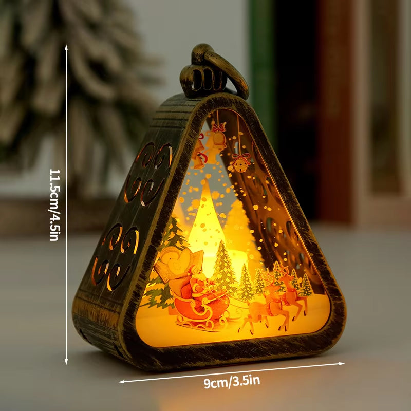 Christmas Decoration 2024 Christmas Ornaments Scary Halloween Hanging Accessories Party Christmas Decoration Luminous New Year