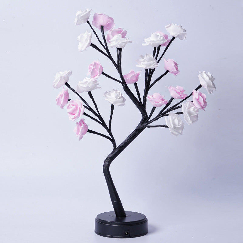 "Rose Flower Tree USB Night Lamp