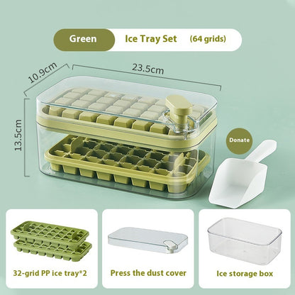 Lazy Ice Cube Tray with Storage Box