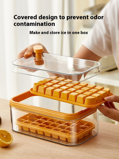 Lazy Ice Cube Tray with Storage Box