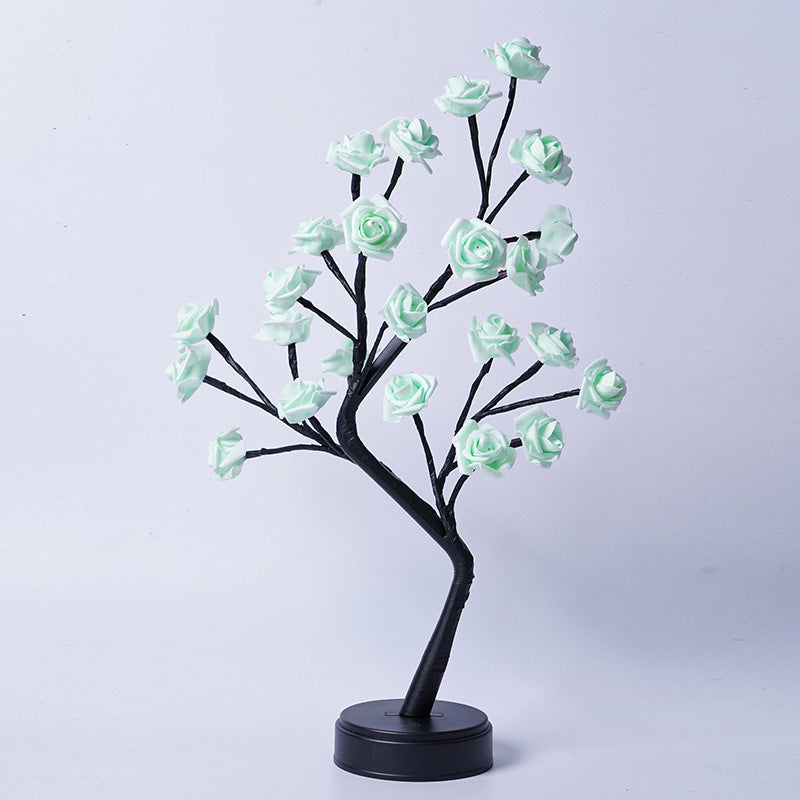 "Rose Flower Tree USB Night Lamp