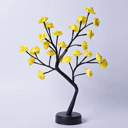 "Rose Flower Tree USB Night Lamp