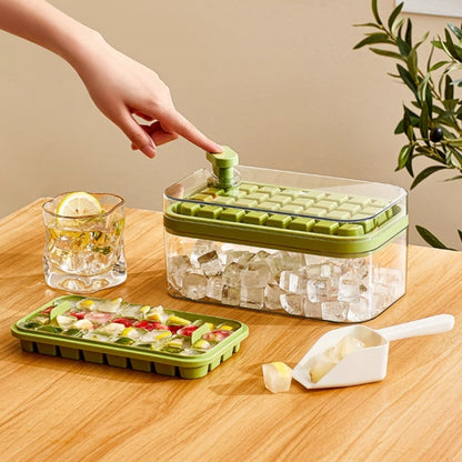 Lazy Ice Cube Tray with Storage Box