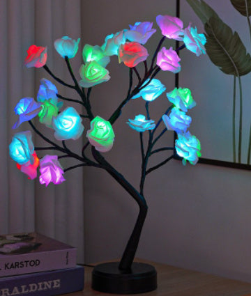 "Rose Flower Tree USB Night Lamp